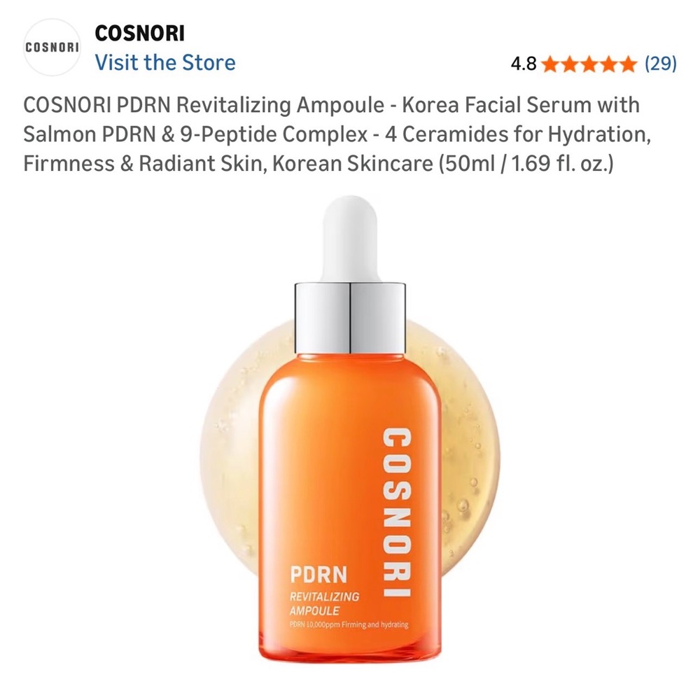 BNIB set of 2 PDRN Revitalizing Ampoule Serum Ginseng PDRN peptides k beauty